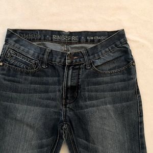 Ring of Fire Men’s Slim Straight Jeans
